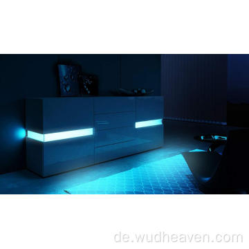 Hochglanz-LED-Licht-Sideboard